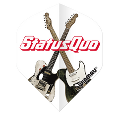 Winmau Rock Legends Vol2 Dart Flights - Status Quo White Guitars - FutureDart